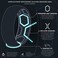 ThunderFit Silicone Rings for Men Breathable Patterned Design Rubber Wedding Engagement Bands 87mm Wide 22mm Thick 147 Variety Multipack