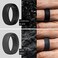 ThunderFit Silicone Rings for Men Breathable Patterned Design Rubber Wedding Engagement Bands 87mm Wide 22mm Thick 147 Variety Multipack