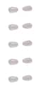 NicelyFit Clear Replacement Nose Piece Pads for Oakley Eye Glass Frames OX3122 OX5126 OX5115 OX5118 etc