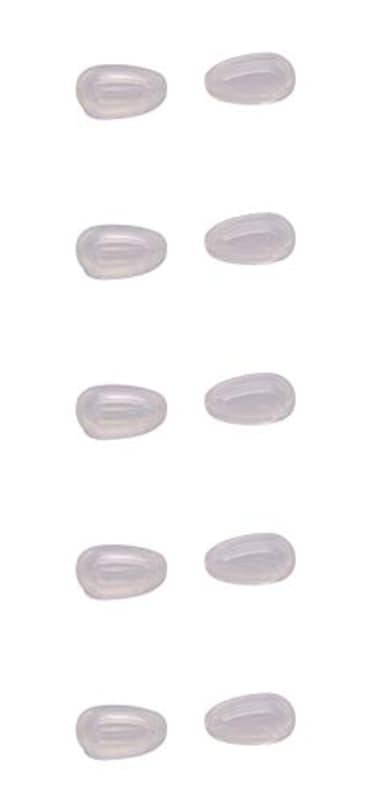 NicelyFit Clear Replacement Nose Piece Pads for Oakley Eye Glass Frames OX3122 OX5126 OX5115 OX5118 etc