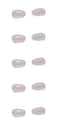 NicelyFit Clear Replacement Nose Piece Pads for Oakley Eye Glass Frames OX3122 OX5126 OX5115 OX5118 etc