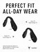 ToughAsNails Black Regular Fit Replacement Nose Pads for Oakley Radar PathRadarLock PathRadar EV PathRadar EV Path XS Sunglasses