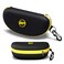 BLUPOND Knight Visor Large Sunglasses Case with Metal Carabiner Zipper EVA Semi Hard Frame Glasses Case for Men Women