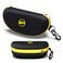BLUPOND Knight Visor Large Sunglasses Case with Metal Carabiner Zipper EVA Semi Hard Frame Glasses Case for Men Women