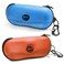 BLUPOND Sunglasses Case Semi Hard EVA Shell with Metal Hanging Hook Belt Clip Sun Glasses Storage BlueOrange
