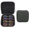 Bukere Travel Sunglasses Organizer Case Adjustable Slot For Multiple Eyeglasses Hardshell Portable Storage Box for Men Women