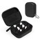 Bukere Travel Sunglasses Organizer Case PU Leather Adjustable Slots for Multiple Glasses Hard Eyewear Box for Men Women