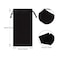 Frienda 25 Pcs Microfiber Eyeglasses Pouch Case Soft Sunglasses Bag Phone Storage Pouch with 2 Eyeglass Cleaning ClothBlack