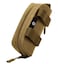 Jadedragon JADEDRAGON Eyeglasses Hard Case AntiShock Molle System Zipper Sunglasses Pouch Sunglasses Bag Cases Eye Glasses Box Holder with Clip Tan Large