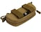 Jadedragon JADEDRAGON Eyeglasses Hard Case AntiShock Molle System Zipper Sunglasses Pouch Sunglasses Bag Cases Eye Glasses Box Holder with Clip Tan Large
