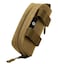 Jadedragon JADEDRAGON Eyeglasses Hard Case AntiShock Molle System Zipper Sunglasses Pouch Sunglasses Bag Cases Eye Glasses Box Holder with Clip Tan Large