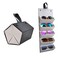 Kenpal Sunglasses Storage Organizer Holder Foldable Travel Case with 5 Slot Compartments for Multiple Glasses Black