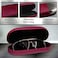 MyEyeglassCase Men Sunglasses Case Medium to Large Eyeglass Holder Hard Shell Glasses Case Heavy Duty Design Aviators Frames Pouch Cleaning Cloth Included AS87 Burgundy