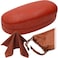 MyEyeglassCase Premium Leather Like Hard Shell Sunglass Case with Microfiber Pouch Cleaning Cloth Glasses Case Medium to Large Eyeglass Case for Men and Women AS113 Brown