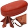 MyEyeglassCase Premium Leather Like Hard Shell Sunglass Case with Microfiber Pouch Cleaning Cloth Glasses Case Medium to Large Eyeglass Case for Men and Women AS113 Brown