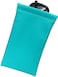 MyEyeglassCase Soft Sunglasses Case Squeeze Top XL glasses case with Cleaning Cloth Passport Holder Pouch Earbud and Phone Charger Storage CT8 Turquoise