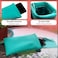 MyEyeglassCase Soft Sunglasses Case Squeeze Top XL glasses case with Cleaning Cloth Passport Holder Pouch Earbud and Phone Charger Storage CT8 Turquoise