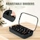 Tangoner Sunglasses Organizer Case for Multiple Pairs Eyeglasses Storage Box Hard Shell Travel Eyewear Case Zipper Men Women