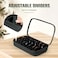 Tangoner Sunglasses Organizer Case for Multiple Pairs Eyeglasses Storage Box Hard Shell Travel Eyewear Case Zipper Men Women