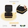 Tangoner Travel Sunglasses Organizer Case with 5 Adjustable Slots Multiple Pairs Eyeglass Portable Eyewear Box for Men Women