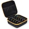 Tangoner Travel Sunglasses Organizer Case with 5 Adjustable Slots Multiple Pairs Eyeglass Portable Eyewear Box for Men Women