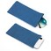 TRIUMPH VISION Squeeze Leather Sunglasses Pouch 3 Pack Spring Storage Glasses Case Eyeglass Holder Sleeve Dot