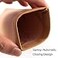 TRIUMPH VISION Squeeze Leather Sunglasses Pouch 3 Pack Spring Storage Glasses Case Holder Eyeglass Sleeve Khaki