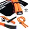 Pilotfish Floating Sunglasses Strap Adjustable Waterproof High Visibility Neoprene Holder for Men Women Orange