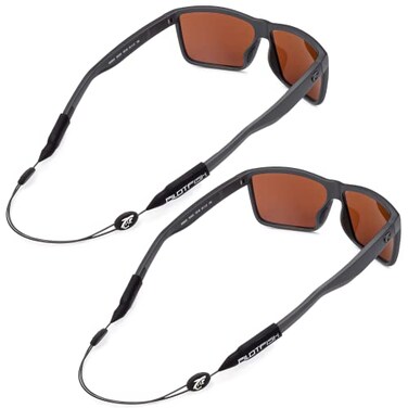 Pilotfish No Tail Adjustable Eyewear Retainer Cable Strap Sunglasses Eyeglasses Glasses 14 Inch Original 2Pack