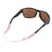 Pilotfish No Tail Adjustable Eyewear Retainer Cable Strap Sunglasses Eyeglasses Glasses 14 Inch Pink Flamingo