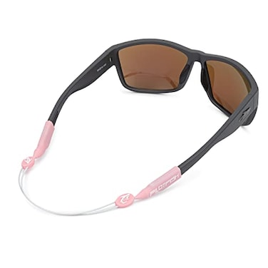 Pilotfish No Tail Adjustable Eyewear Retainer Cable Strap Sunglasses Eyeglasses Glasses 14 Inch Pink Flamingo