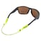 Pilotfish No Tail Adjustable Eyewear Retainer Cable Strap Sunglasses Eyeglasses Glasses 16 Inch HIVis Green