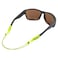 Pilotfish No Tail Adjustable Eyewear Retainer Cable Strap Sunglasses Eyeglasses Glasses 16 Inch HIVis Green
