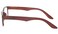 OWL Brown Frame Narrow Rectangular Clear Lens Eyeglasses Retro Style