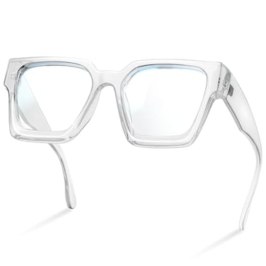 livho Oversized Eyewear Frame for Woman and Men Rectangle Fashion Glasses for Computer Chic Preppy Frame