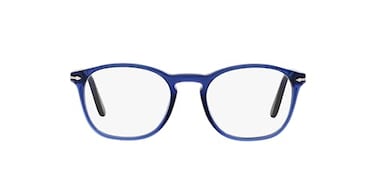 Persol PO3007V Square Prescription Eyewear Frames CobaltoDemo Lens 50 mm