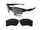 GALAXYLENSE Galaxy Replacement lenses For Oakley Flak Jacket XLJ Sunglasses Polarized Multiple Selection Black