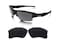 GALAXYLENSE Galaxy Replacement lenses For Oakley Flak Jacket XLJ Sunglasses Polarized Multiple Selection Black