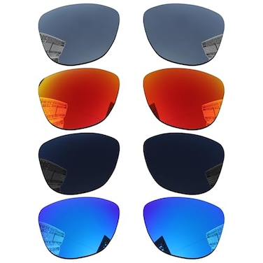 Acefrog 4 Pairs Polarized Replacement Lenses for Oakley Frogskins OO9013 Sunglasses Perfectly Fit Shatterproof Antiscratch Value Pack