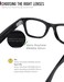 BLAZERBUCK Antisalt Replacement Lenses Compatible with RayBan Meta Wayfarer RW4006 50mm High Definition Clear
