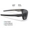 Bowyer POLARIZED Replacement Lenses for RayBan Aviator RB3025 58mm Sunglasses Fire Red Mirror