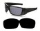 GALAXYLENSE Galaxy Replacement lenses For Oakley Fuel Cell Polarized Black 100 UVAB