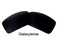 GALAXYLENSE Galaxy Replacement Lenses For Oakley Gascan Iridium Black Color Polarized UVAB 100 Protection