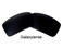 GALAXYLENSE Galaxy Replacement Lenses For Oakley Gascan Iridium Black Color Polarized UVAB 100 Protection