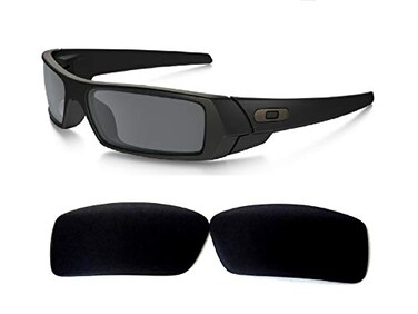 GALAXYLENSE Galaxy Replacement Lenses For Oakley Gascan Iridium Black Color Polarized UVAB 100 Protection