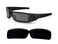 GALAXYLENSE Galaxy Replacement Lenses For Oakley Gascan Iridium Black Color Polarized UVAB 100 Protection