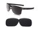 GALAXYLENSE Galaxy Replacement lenses For Oakley Holbrook Metal OO4123 Not Holbrook Polarized Black