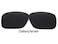 GALAXYLENSE Galaxy Replacement lenses For Oakley Holbrook Metal OO4123 Not Holbrook Polarized Black
