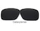 GALAXYLENSE Galaxy Replacement lenses For Oakley Holbrook Metal OO4123 Not Holbrook Polarized Black