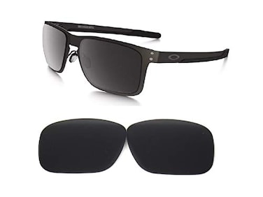 GALAXYLENSE Galaxy Replacement lenses For Oakley Holbrook Metal OO4123 Not Holbrook Polarized Black